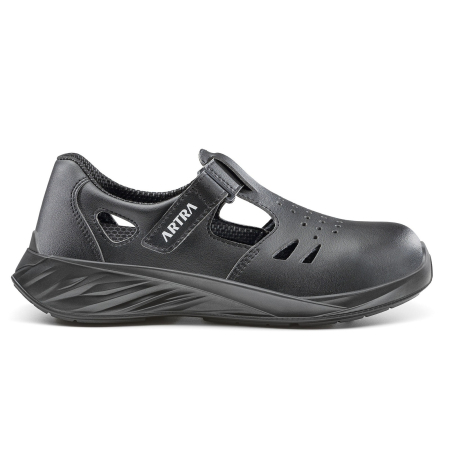 Sandale de protecție S1 - ARMEN 9003 S1 SR FO, Sandale de protecție din microfibră vegană, bombeu compozit