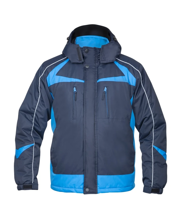 Jachete Termoizolante - ARPAD, Jachetă de iarnă din poliester cu strat PVC, glugă detașabilă, căptușeală termică fleece 180 g/mp