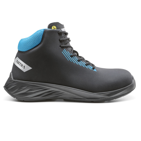 Bocanci - ARYON 340 S3L FO SR, Bocanci de protecție din microfibră cu bombeu compozit, lamelă antiperforație, fețe hidrofobizate, talpă PU 2D, ESD