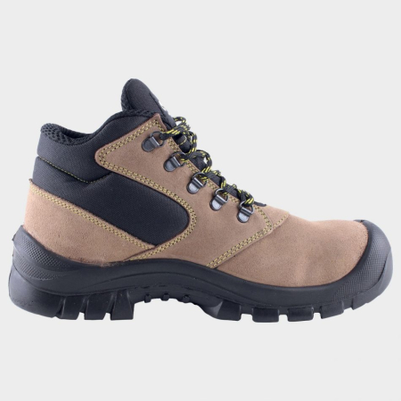 ÎNCĂLȚĂMINTE - ATLETIC ANKLE O1 SRC, gheată de lucru jumătate gambă din piele întoarsă și material textil