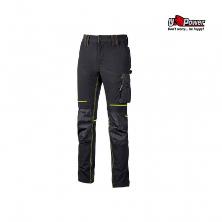 Pantaloni standard - ATOM U-Power, Pantaloni în talie din material elastic 4 way (90% nailon, 10% spandex), 260 g/mp