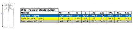 ATOM U-Power, Pantaloni în talie din material elastic 4 way (90% nailon, 10% spandex), 260 g/mp [3]