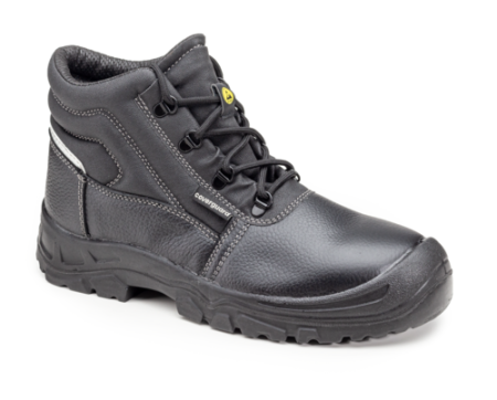 AZURITE II S3 ESD, Bocanci de protecție din piele hidrofobizată, bombeu și lamelă antiperforație din oțel, talpă SRC, ESD [0]