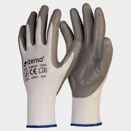 PROTECȚIA MÂINILOR - B-MATE, Manusi de protectie imersate din nitril, tricot fara cusaturi, spate respirabil