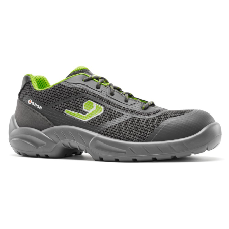 Pantofi - EUSTON S1PS LG SC FO SR, Pantofi de protecție din țesătură respirabilă cu bombeu metalic, lamelă antiperforație nemetalică