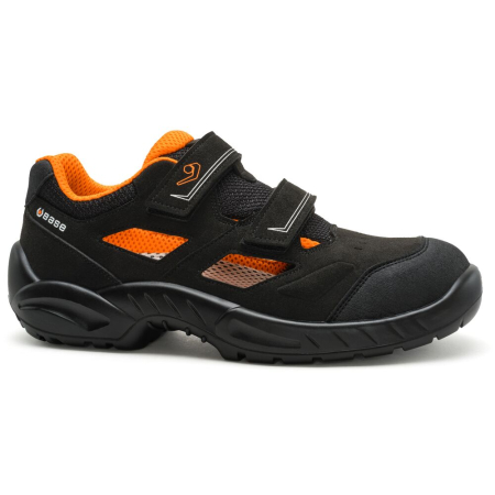 Pantofi de protecție S1P - LINGOTTO S1PS, Sandale de protecție din piele întoarsă, bombeu metalic, lamelă antiperforație