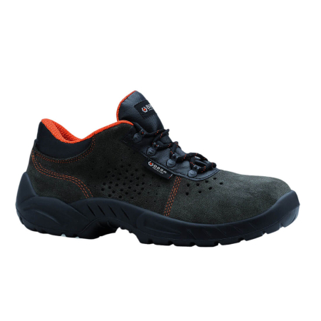 Pantofi de protecție S1P - OPERA S1P SRC, Pantofi de protecție din piele întoarsă, bombeu metalic, lamelă antiperforație