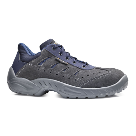 Pantofi - COLOSSEUM S1P SRC, Pantofi de protecție din piele întoarsă, bombeu metalic, lamelă antiperforație