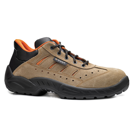 Pantofi - PADDINGTON S1P SRC, Pantofi de protecție din piele întoarsă, bombeu metalic, lamelă antiperforație din oțel