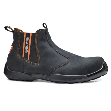 Bocanci - B0652, Bocanci de protecție S1P SRC din piele întoarsă, bombeu compozit, lamelă antiperforație nemetalică