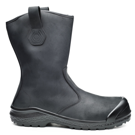 Bocanci - BE-MIGHTY S3 CI SRC, Bocanci de protecție din piele cerată rezistentă la apă, lamelă antiperforație, talpă antiderapantă