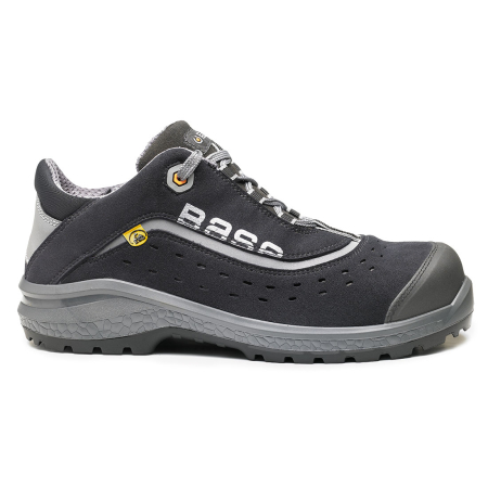 Pantofi de protecție S1P - BE-STYLE S1P ESD SRC, Pantofi de protecție din microfibră, lamelă antiperforație, talpă antiderapantă