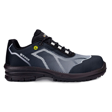 Pantofi - OREN S3 ESD SRC, Pantofi de protecție din piele velur și textile tehnice, bombeu compozit, lamelă antiperforație