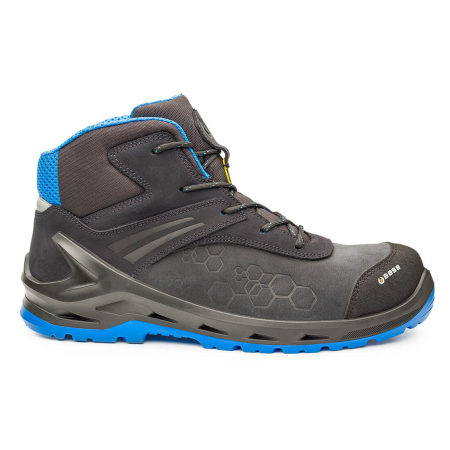 Bocanci de protecție S3 - I-ROBOX S3 CI ESD, Bocanci de protecție din piele întoarsă, bombeu nemetalic, lamelă antiperforație, talpă SRC
