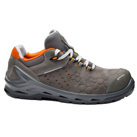 Pantofi de protecție S1P - I-TOOL S1P ESD, Pantofi de protecție din piele întoarsă, bombeu nemetalic, lamelă antiperforație, talpă SRC
