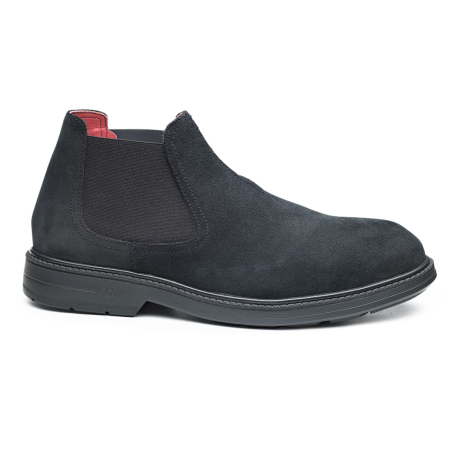 Pantofi de protecție S3 - B1501, Pantofi de protecție S3 ESD SRC din piele velur rezistentă la apă, bombeu compozit, lamelă antiperforație