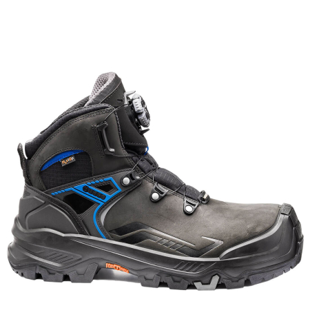 Bocanci de protecție OB - T-ROBUST MID S7S, Botoșei de protecție din nubuck hidrofobizat, închidere BOA, bombeu compozit, lamelă antiperforație nemetalică, talpă din cauciuc