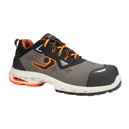 Pantofi de protecție S1P - MADRID S1PS ESD SR, Pantofi de protecție din piele întoarsă, bombeu nemetalic, lamelă antiperforație