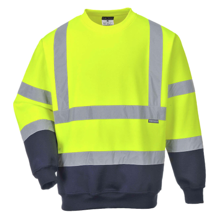 B306, Bluză HI-VIS bicoloră din 65% poliester și 35% bumbac, 300 g/mp [1]
