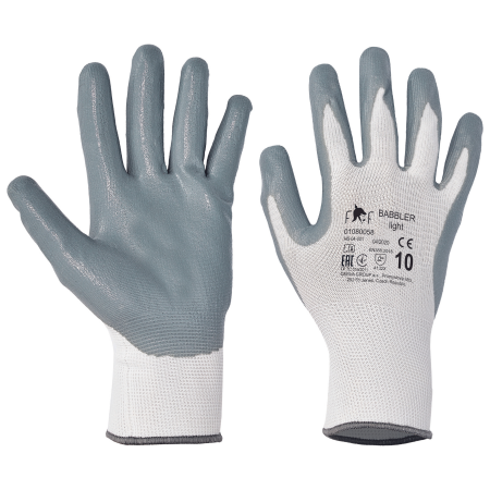 Mănuși Textile Imersate - BABBLER ECO, Manusi de protectie din poliester, imersate in nitril