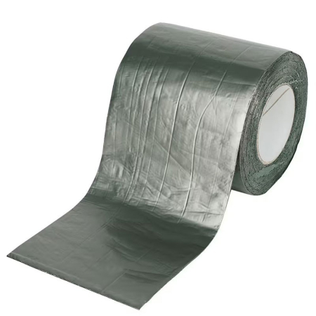 SCULE & MATERIALE - Bandă butilica aluminiu-150 mm x 10 M, gri