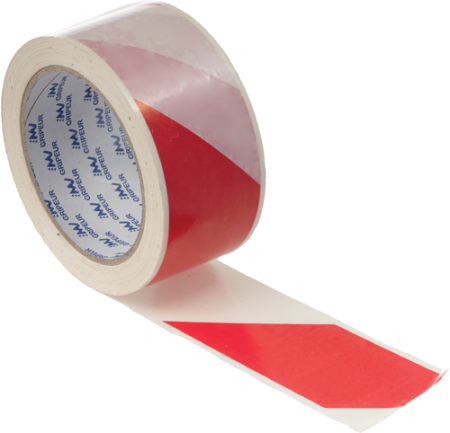 ARTICOLE TEHNICE SI PRIM AJUTOR - BANDĂ DE SEMNALIZARE, Bandă de delimitare 7 cm x 200 m, roșu/alb