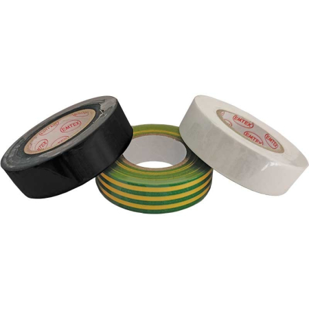 SCULE & MATERIALE - Bandă izolatoare, verde-galben-19 mm x 20 M