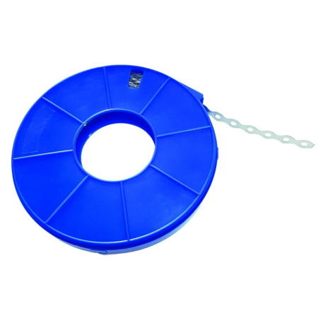 Conectori și suporturi pentru lemn - Bandă perforata tablă zincată 0,8 mm, rolă 10 m