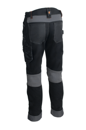 BARU, Pantaloni în talie din twill bumbac-poliester, 270 g/mp, inserții elastice [2]