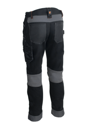 BARU, Pantaloni în talie din twill bumbac-poliester, 270 g/mp, inserții elastice [9]