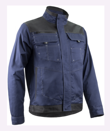 Jachete - BARVA, Jachetă de lucru din twill bumbac-poliester, 270 g/mp, ranforsări Oxford 600D