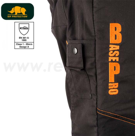 BASEPRO Pantaloni de protecție forestieră din poliester și bumbac [5]