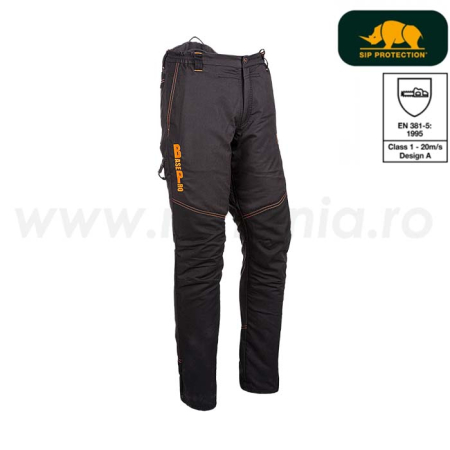 BASEPRO Pantaloni de protecție forestieră din poliester și bumbac [1]
