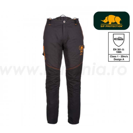 IMBRACAMINTE - BASEPRO Pantaloni de protecție forestieră din poliester și bumbac