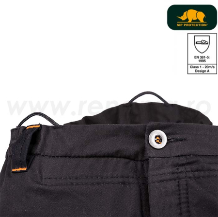 BASEPRO Pantaloni de protecție forestieră din poliester și bumbac [4]
