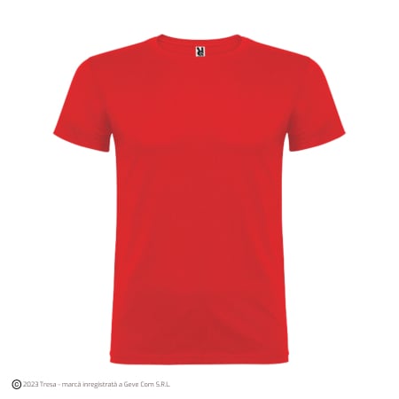 Imbracaminte sezonul cald - BEAGLE, Tricou la baza gâtului din bumbac 100%, 155 g/mp