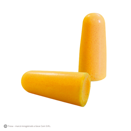 PROTECȚIE AUDITIVĂ - BIP, Dopuri de urechi de unică folosință din spumă poliuretanică, lungime 12 mm, 39 dB