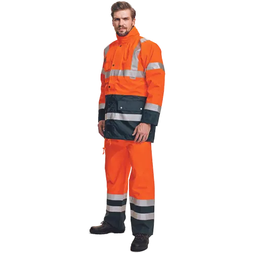 CERVA BIROAD 3 in 1, Jacheta HI-VIS de iarnă, multifuncțională, din poliester 190 g/mp, căptușeală termică 220 g/mp [3]