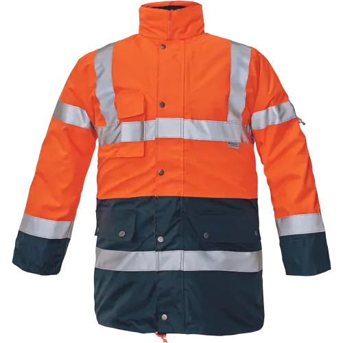 Jachete reflectorizante (HI-VIS) - CERVA BIROAD 3 in 1, Jacheta HI-VIS de iarnă, multifuncțională, din poliester 190 g/mp, căptușeală termică 220 g/mp