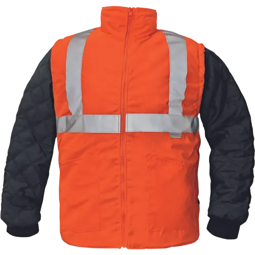 CERVA BIROAD 3 in 1, Jacheta HI-VIS de iarnă, multifuncțională, din poliester 190 g/mp, căptușeală termică 220 g/mp [1]