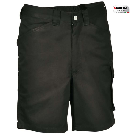 Pantaloni si salopete - BISSAU V187, Pantaloni scurți de lucru din țesătură diagonal, 65% poliester și 35% bumbac, 245 g/mp