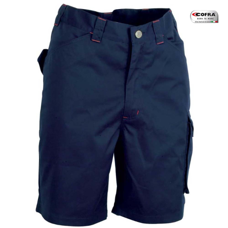 BISSAU V187, Pantaloni scurți de lucru din țesătură diagonal, 65% poliester și 35% bumbac, 245 g/mp [1]