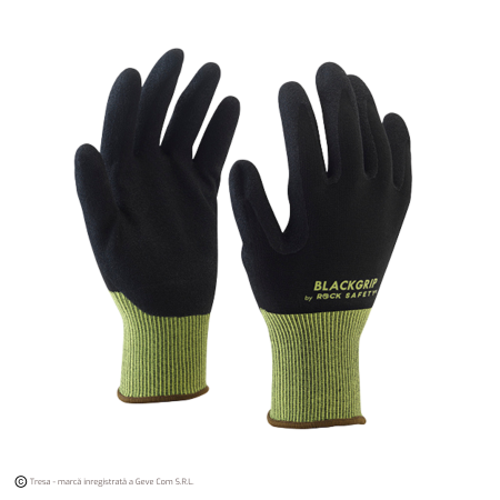 PROTECȚIA MÂINILOR - BLACKGRIP, Mănuși de asamblare din nailon/spandex, imersate în spumă de nitril