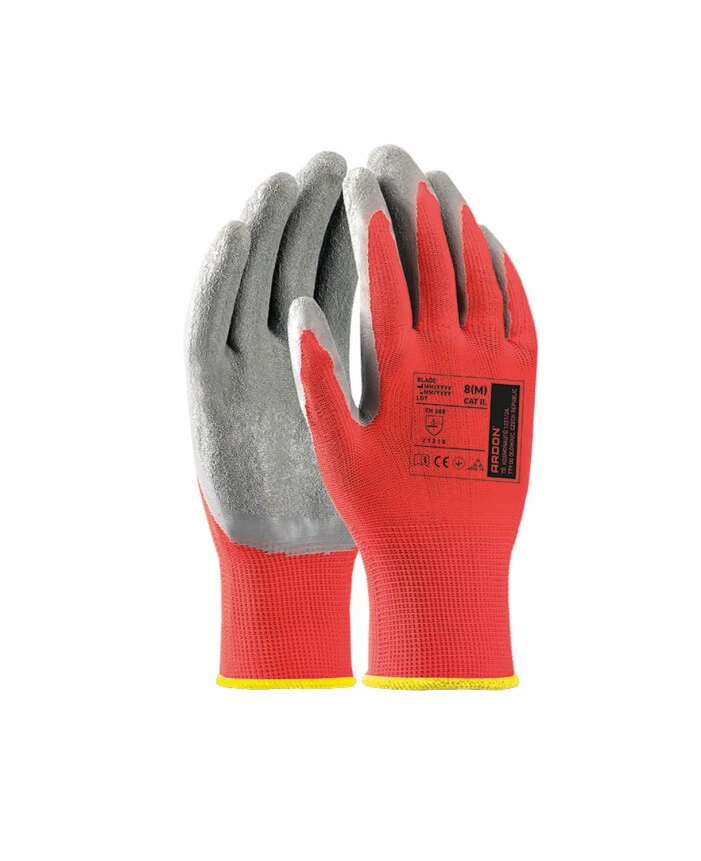 Mănuși de protecție - BLADE, Mănuși de protecție din poliester, imersate parțial în latex