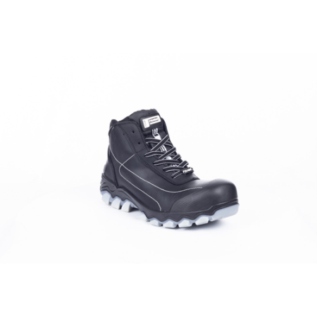 Bocanci de protecție PAND No.THREE MF S3 SRC piele presată negru [3]