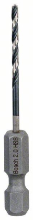 SCULE & MATERIALE - BOSCH, Burghiu elicoidal HSS Impact Control cu tijă hexagonală, pentru metal, Ø 2-10 mm