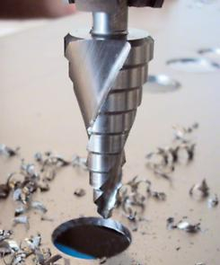 BOSCH, Burghiu în trepte HSS cu tijă triplă plată, pentru metal, Ø 4-6 mm [3]