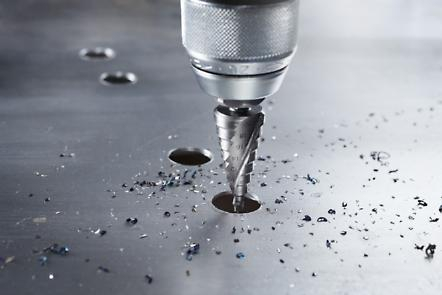 BOSCH, Burghiu în trepte HSS-TiN cu tijă triplă plată, pentru metal, Ø 4-6 mm [4]