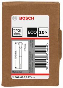 BOSCH, Daltă plată cu tijă SDS max, pentru beton și cărămidă, pentru demolare, 25 x 400 mm [cutie 10 bucăți] [2]