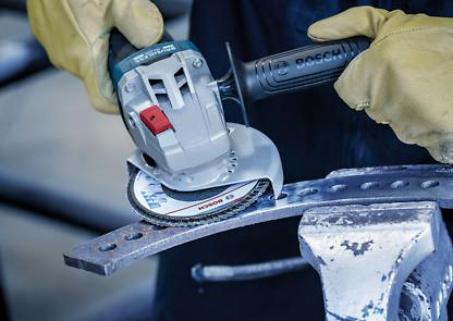 BOSCH, Disc de șlefuire evantai X451, G40, G60 pentru polizoare unghiulare mici, Ø 115-125 mm [5]